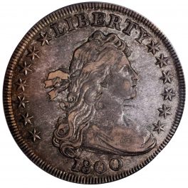 Value of a 1800 BB-186 Draped Bust Silver Dollar | Rare Coin Buyers